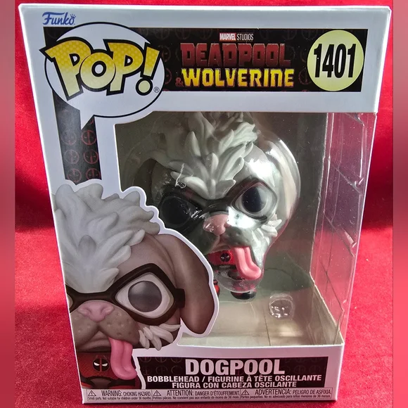 Dogpool funko # 1401 (nib) With Pop Protector - Picture 2 of 7
